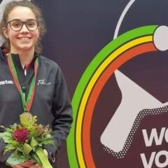 Rezultate de excepție pentru o bistrițeancă la mondialele de tenis de masă pentru juniori: Ioana Sîngeorzan, bronz cu naționala și sfert de finală la simplu!